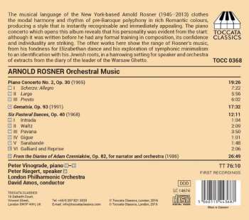 CD Arnold Rosner: Orchestral Music 330634