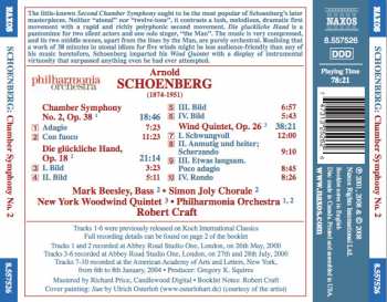 CD Arnold Schoenberg: Chamber Symphony No. 2 (Die Glückliche Hand • Wind Quintet, Op. 26) 114398