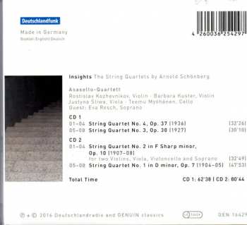 2CD Arnold Schoenberg: Insight: The String Quartets by Arnold Schönberg 149195