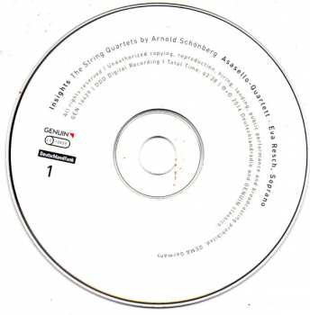 2CD Arnold Schoenberg: Insight: The String Quartets by Arnold Schönberg 149195