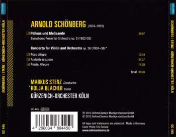 CD Arnold Schoenberg: Pelleas Und Melisande, Concerto For Violin And Orchestra 333331