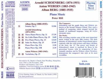 CD Arnold Schoenberg: Piano Music 250126