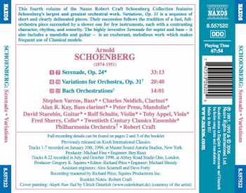 CD Arnold Schoenberg: Serenade • Variations, Op. 31 / Bach Orchestrations 290569