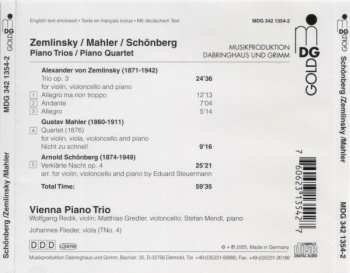 CD Arnold Schoenberg: Verklärte Nacht Op. 4 (Arr. For Piano Trio) / Piano Trio Op. 3 / Piano Quartet 538694