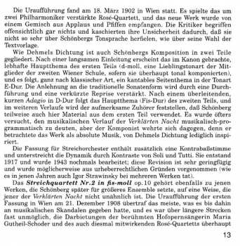 2CD Arnold Schoenberg: Verklärte Nacht, String Quartet No. 2, Chamber Symphony No. 1 298441