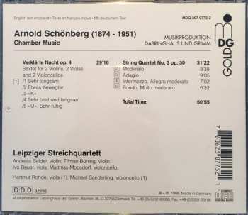 CD Arnold Schoenberg: Verklärte Nacht, String Quartet No.3 260585