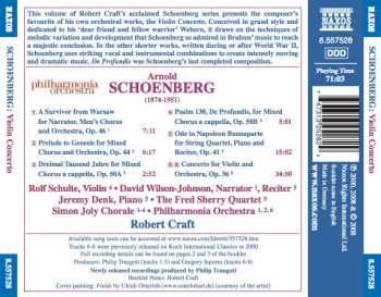 CD Arnold Schoenberg: Violin Concerto / A Survivor From Warsaw 339916