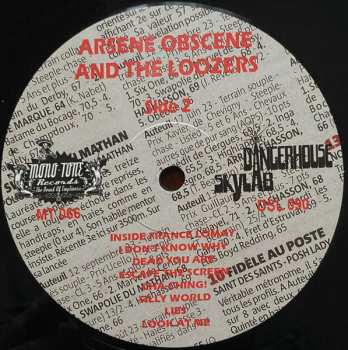 LP Arsene Obscene And The Loozers: Raw Pops
