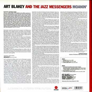 LP Art Blakey & The Jazz Messengers: Moanin' LTD | CLR 78488