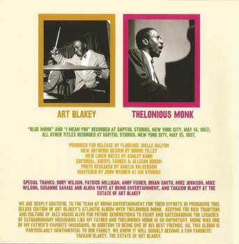 2CD Art Blakey & The Jazz Messengers: Art Blakey's Jazz Messengers With Thelonious Monk DLX 406443