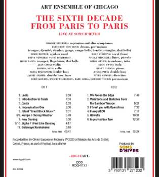 2CD The Art Ensemble Of Chicago: The Sixth Decade - From Paris To Paris (Live At Sons D’Hiver) 533788