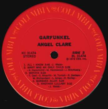 LP Art Garfunkel: Angel Clare 437400