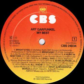 LP Art Garfunkel: My Best 42041