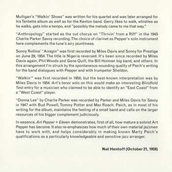 CD Art Pepper: Art Pepper + Eleven