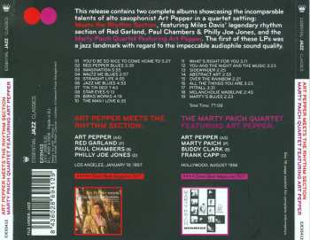 CD Art Pepper: Art Pepper Meets The Rhythm Section / Marty Paich Quartet Featuring Art Pepper 101272