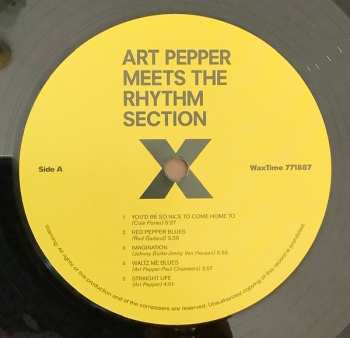 LP Art Pepper: Art Pepper Meets The Rhythm Section LTD 296457
