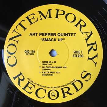 LP Art Pepper Quintet: Smack Up 349159