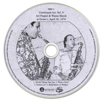 3CD Art Pepper: Unreleased Art: Volume 9 - At Donte’s, April 26, 1974 539855