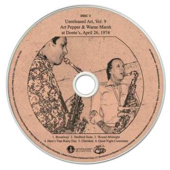 3CD Art Pepper: Unreleased Art: Volume 9 - At Donte’s, April 26, 1974 539855