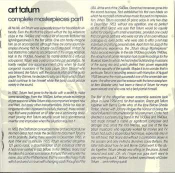 6CD/Box Set Art Tatum: Complete Masterpieces part 1 390066