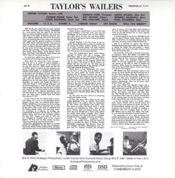 SACD Art Taylor: Taylor's Wailers 477428