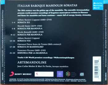 CD Artemandoline: Italian Baroque Mandolin Sonatas 477271