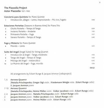 CD Artemis Quartett: The Piazzolla Project 49795