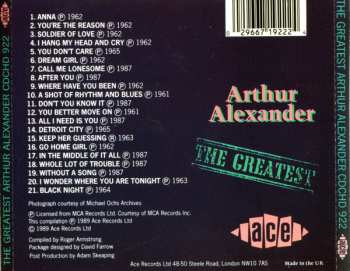 CD Arthur Alexander: The Greatest 271325