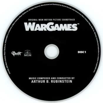 2CD Arthur B. Rubinstein: WarGames (Original MGM Motion Picture Soundtrack) 536239