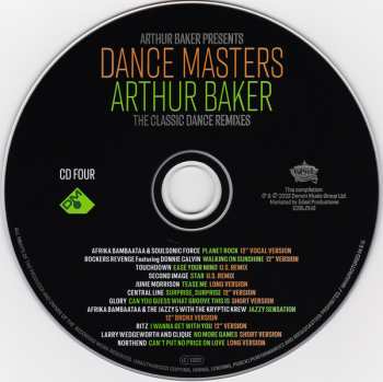 4CD Arthur Baker: Dance Masters: Arthur Baker (The Classic Dance Remixes) 491848