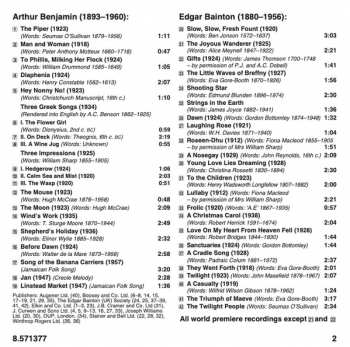 CD Arthur Benjamin: Songs 294706