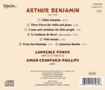 CD Arthur Benjamin: Violin Sonata / Viola Sonata 304745