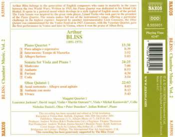 CD Arthur Bliss: Chamber Music, Vol. 2 322380
