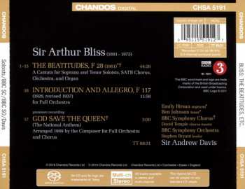 SACD Arthur Bliss: The Beatitudes; Introduction And Allegro; God Save The Queen 187793