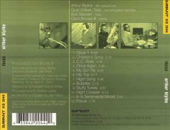 CD Arthur Blythe: Focus 389550