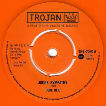 SP Arthur "Duke" Reid: Judge Sympathy / Never To Be Mine LTD | CLR 47239