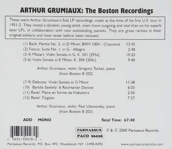 CD Arthur Grumiaux: The Boston Recordings 314411
