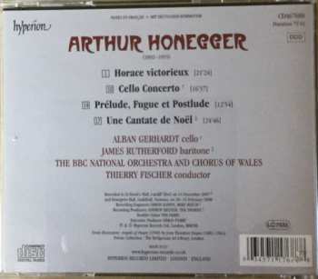 CD Arthur Honegger: Une Cantate De Noel; 'Amphion' Prelude, Fugue Et Postlude; Cello Concerto, Horace Victorieux 304827