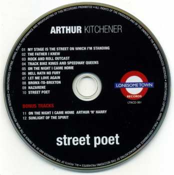 CD Arthur Kitchener: Street Poet 278573
