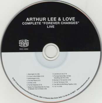 CD Arthur Lee: Complete "Forever Changes" Live 291625