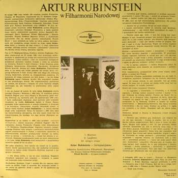LP Arthur Rubinstein: Artur Rubinstein W Filharmonii Narodowej  430354
