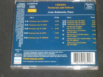 2CD Arthur Rubinstein: Frederic Chopin: Nocturnes & Scherzi 127562