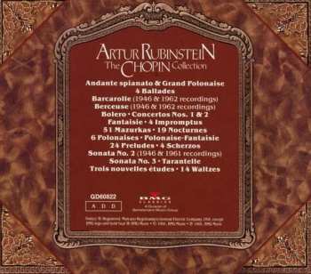 11CD Arthur Rubinstein: The Chopin Collection DLX 184264