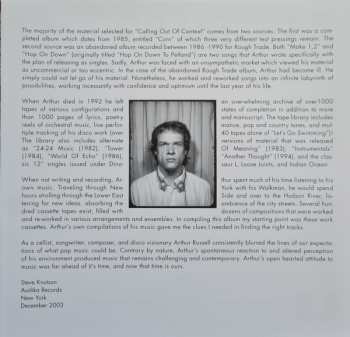 2LP Arthur Russell: Calling Out Of Context 276774
