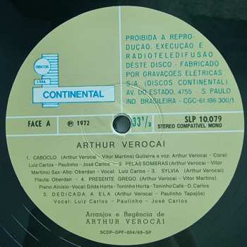 LP Arthur Verocai: Arthur Verocai 513619