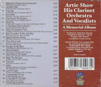 CD Artie Shaw And His Orchestra: A Memorial Album 284112