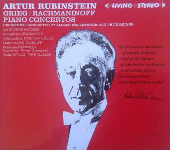 Arthur Rubinstein: Grieg, Rachmaninoff And Favorite Encores