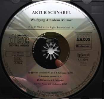 CD Artur Schnabel: Mozart 422127
