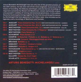 10CD/Box Set Arturo Benedetti Michelangeli: Complete Recordings On Deutsche Grammophon 121483