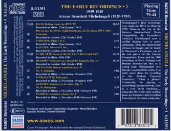 CD Arturo Benedetti Michelangeli: The Early Recordings - 1 324997